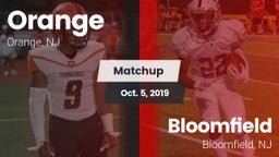Matchup: Orange  vs. Bloomfield  2019