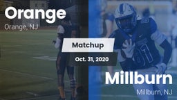 Matchup: Orange  vs. Millburn  2020