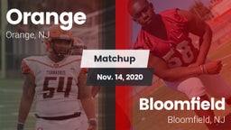 Matchup: Orange  vs. Bloomfield  2020