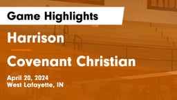 Harrison  vs Covenant Christian  Game Highlights - April 20, 2024
