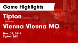 Tipton  vs Vienna  Vienna MO Game Highlights - Nov. 29, 2018