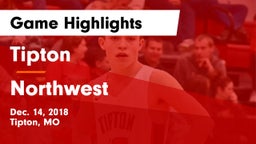 Tipton  vs Northwest  Game Highlights - Dec. 14, 2018