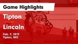 Tipton  vs Lincoln  Game Highlights - Feb. 9, 2019