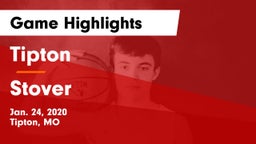 Tipton  vs Stover   Game Highlights - Jan. 24, 2020