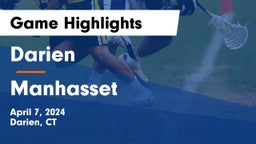 Darien  vs Manhasset  Game Highlights - April 7, 2024