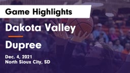 Dakota Valley  vs Dupree  Game Highlights - Dec. 4, 2021