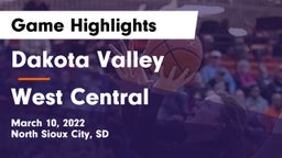 Dakota Valley  vs West Central  Game Highlights - March 10, 2022