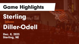 Sterling  vs Diller-Odell  Game Highlights - Dec. 8, 2023