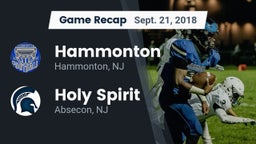 Recap: Hammonton  vs. Holy Spirit  2018