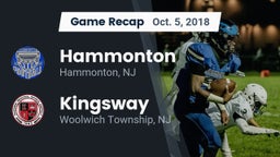 Recap: Hammonton  vs. Kingsway  2018