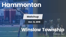 Matchup: Hammonton High vs. Winslow Township  2018
