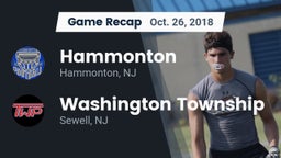 Recap: Hammonton  vs. Washington Township  2018
