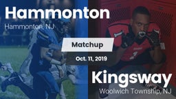 Matchup: Hammonton High vs. Kingsway  2019
