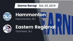 Recap: Hammonton  vs. Eastern Regional  2019