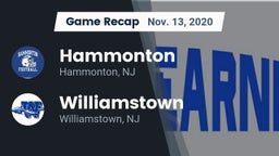 Recap: Hammonton  vs. Williamstown  2020