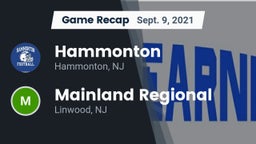 Recap: Hammonton  vs. Mainland Regional  2021