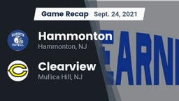 Recap: Hammonton  vs. Clearview  2021
