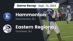 Recap: Hammonton  vs. Eastern Regional  2022