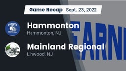 Recap: Hammonton  vs. Mainland Regional  2022