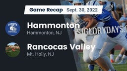 Recap: Hammonton  vs. Rancocas Valley  2022