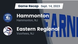 Recap: Hammonton  vs. Eastern Regional  2023