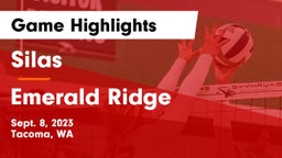 Silas  vs Emerald Ridge  Game Highlights - Sept. 8, 2023