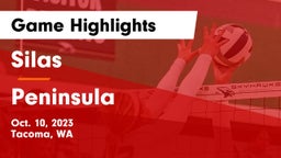 Silas  vs Peninsula  Game Highlights - Oct. 10, 2023