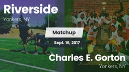 Matchup: Riverside vs. Charles E. Gorton  2017