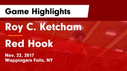 Roy C. Ketcham  vs Red Hook  Game Highlights - Nov. 22, 2017