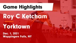 Roy C Ketcham vs Yorktown  Game Highlights - Dec. 1, 2021