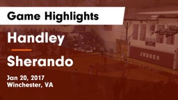 Handley  vs Sherando  Game Highlights - Jan 20, 2017