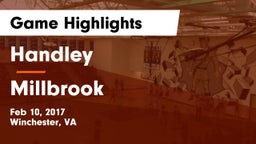 Handley  vs Millbrook Game Highlights - Feb 10, 2017
