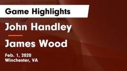 John Handley  vs James Wood  Game Highlights - Feb. 1, 2020