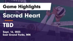 Sacred Heart  vs TBD Game Highlights - Sept. 16, 2023