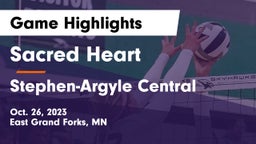 Sacred Heart  vs Stephen-Argyle Central  Game Highlights - Oct. 26, 2023