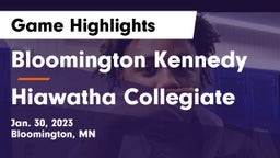 Bloomington Kennedy  vs Hiawatha Collegiate  Game Highlights - Jan. 30, 2023