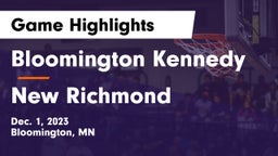 Bloomington Kennedy  vs New Richmond  Game Highlights - Dec. 1, 2023