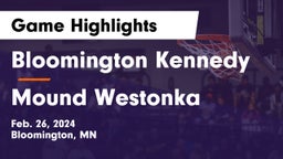 Bloomington Kennedy  vs Mound Westonka  Game Highlights - Feb. 26, 2024