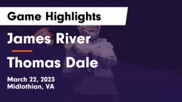James River  vs Thomas Dale Game Highlights - March 22, 2023