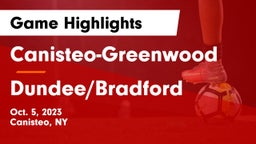 Canisteo-Greenwood  vs Dundee/Bradford Game Highlights - Oct. 5, 2023