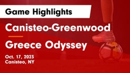 Canisteo-Greenwood  vs Greece Odyssey  Game Highlights - Oct. 17, 2023