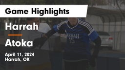 Harrah  vs Atoka  Game Highlights - April 11, 2024
