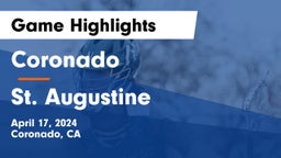 Coronado  vs St. Augustine  Game Highlights - April 17, 2024