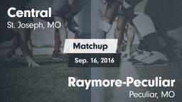 Matchup: Central  vs. Raymore-Peculiar  2016