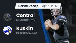 Recap: Central  vs. Ruskin  2017