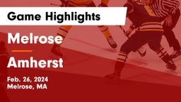 Melrose  vs Amherst  Game Highlights - Feb. 26, 2024