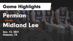 Permian  vs Midland Lee  Game Highlights - Jan. 12, 2021