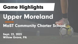 Upper Moreland  vs MaST Community Charter School Game Highlights - Sept. 22, 2023