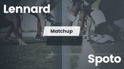 Matchup: Lennard  vs. Spoto 2016