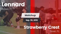 Matchup: Lennard  vs. Strawberry Crest  2016
